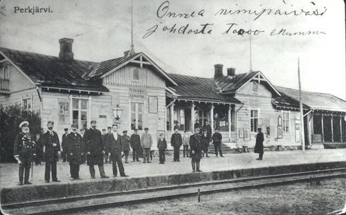 Asemarakennus Perkjärvi. Carelica.